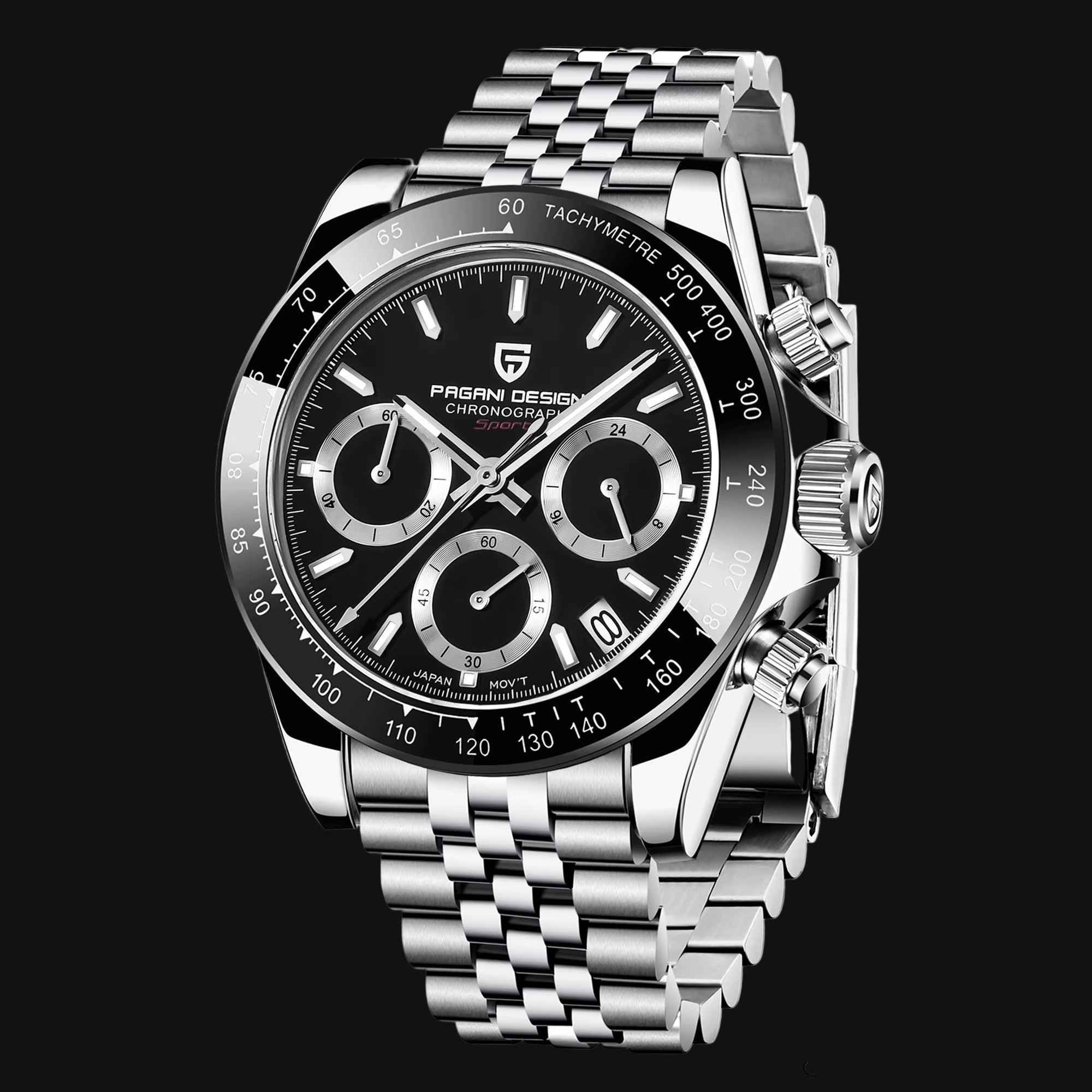 2025 NEW 1664 Meteorite Dial Men'S Watches Luxury Sapphire Quartz Watch for Men Sport Chronograph Men Reloj Hombre