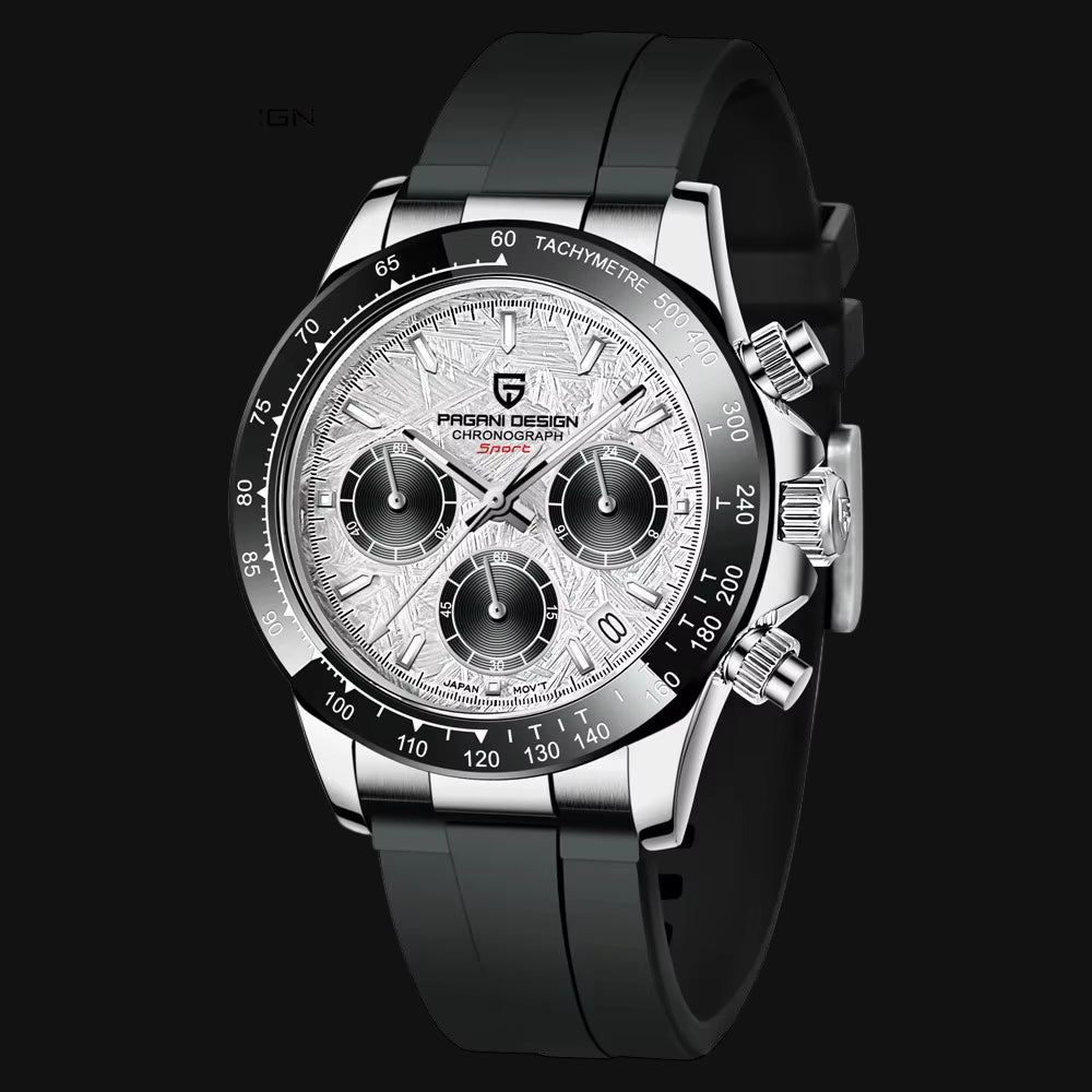 2025 NEW 1664 Meteorite Dial Men'S Watches Luxury Sapphire Quartz Watch for Men Sport Chronograph Men Reloj Hombre