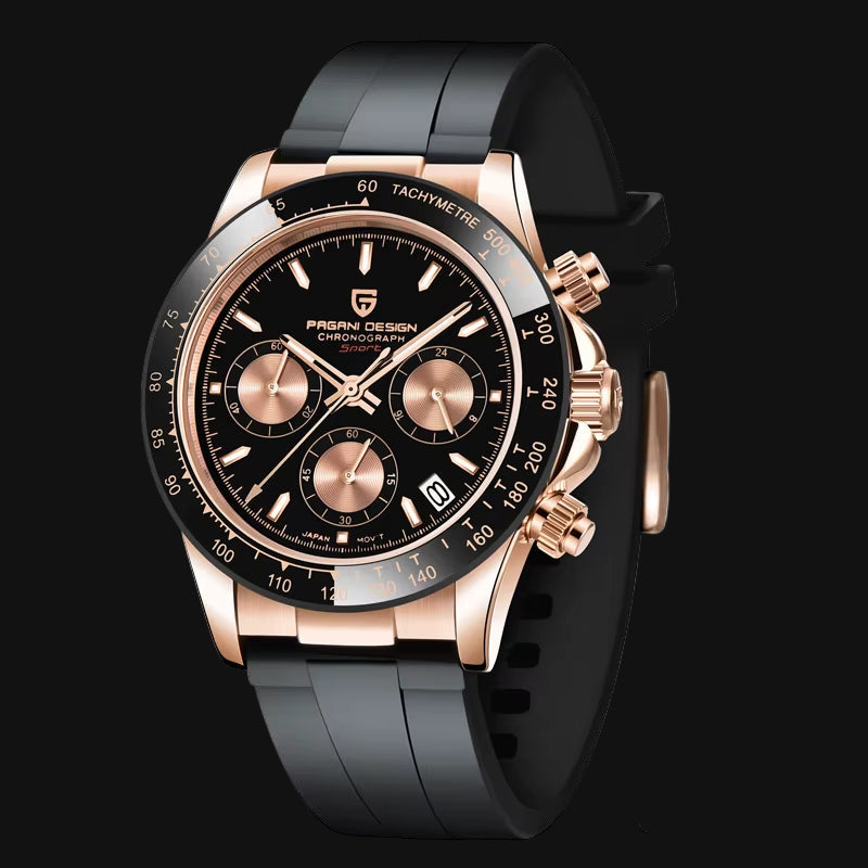 2025 NEW 1664 Meteorite Dial Men'S Watches Luxury Sapphire Quartz Watch for Men Sport Chronograph Men Reloj Hombre