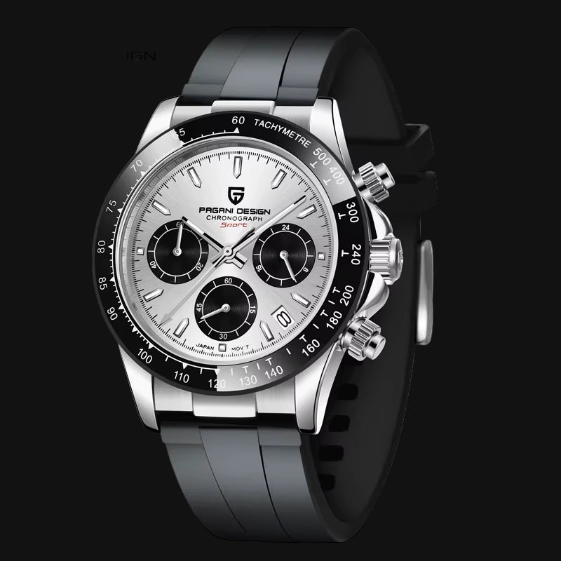 2025 NEW 1664 Meteorite Dial Men'S Watches Luxury Sapphire Quartz Watch for Men Sport Chronograph Men Reloj Hombre