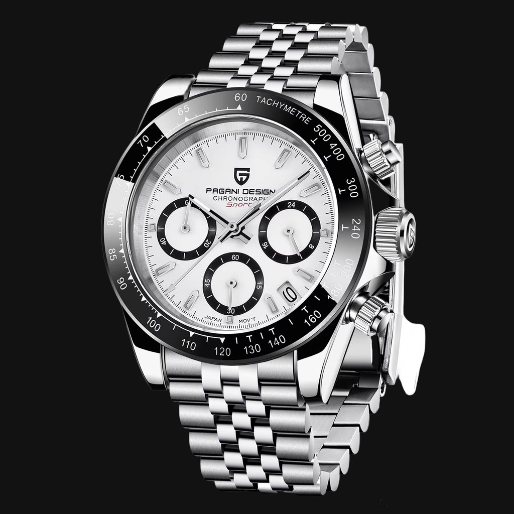 2025 NEW 1664 Meteorite Dial Men'S Watches Luxury Sapphire Quartz Watch for Men Sport Chronograph Men Reloj Hombre