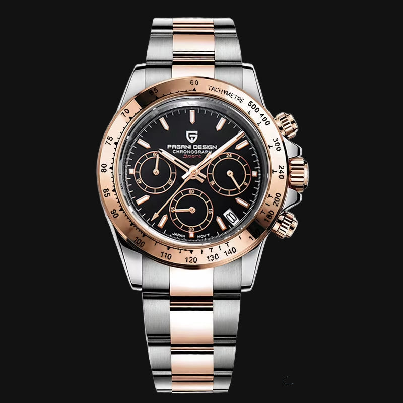 2025 NEW 1664 Meteorite Dial Men'S Watches Luxury Sapphire Quartz Watch for Men Sport Chronograph Men Reloj Hombre