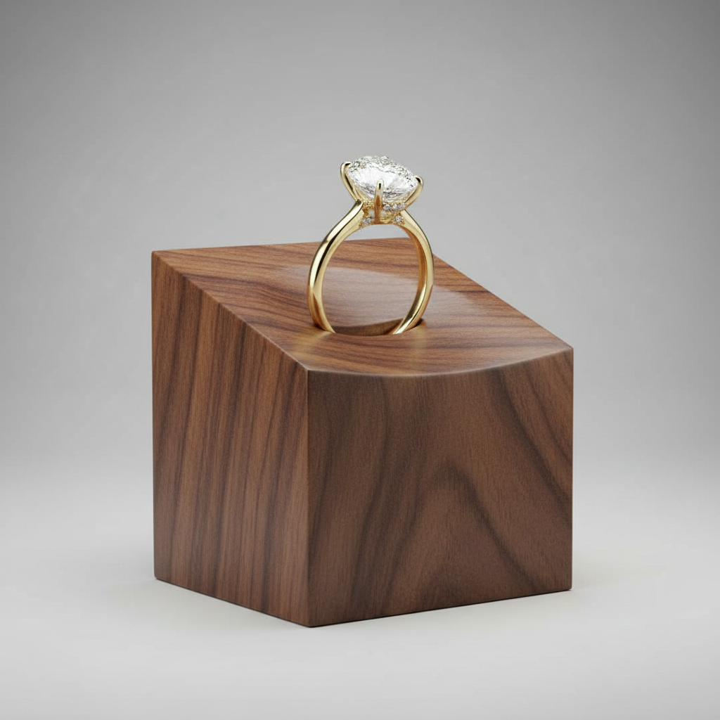 Bague en moissanite — coupe ovale 9×7 mm (2 CT)