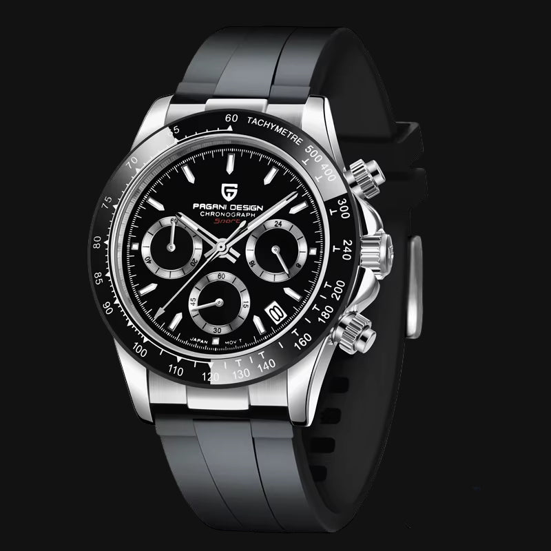 2025 NEW 1664 Meteorite Dial Men'S Watches Luxury Sapphire Quartz Watch for Men Sport Chronograph Men Reloj Hombre