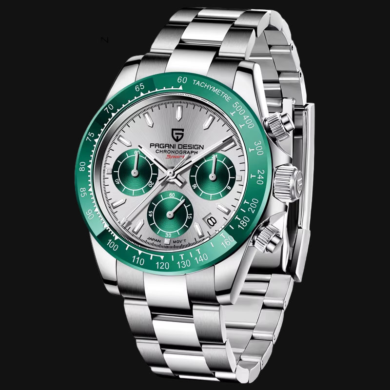 2025 NEW 1664 Meteorite Dial Men'S Watches Luxury Sapphire Quartz Watch for Men Sport Chronograph Men Reloj Hombre