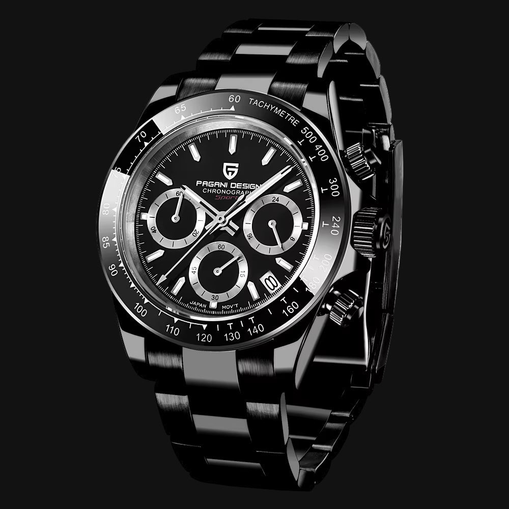 2025 NEW 1664 Meteorite Dial Men'S Watches Luxury Sapphire Quartz Watch for Men Sport Chronograph Men Reloj Hombre