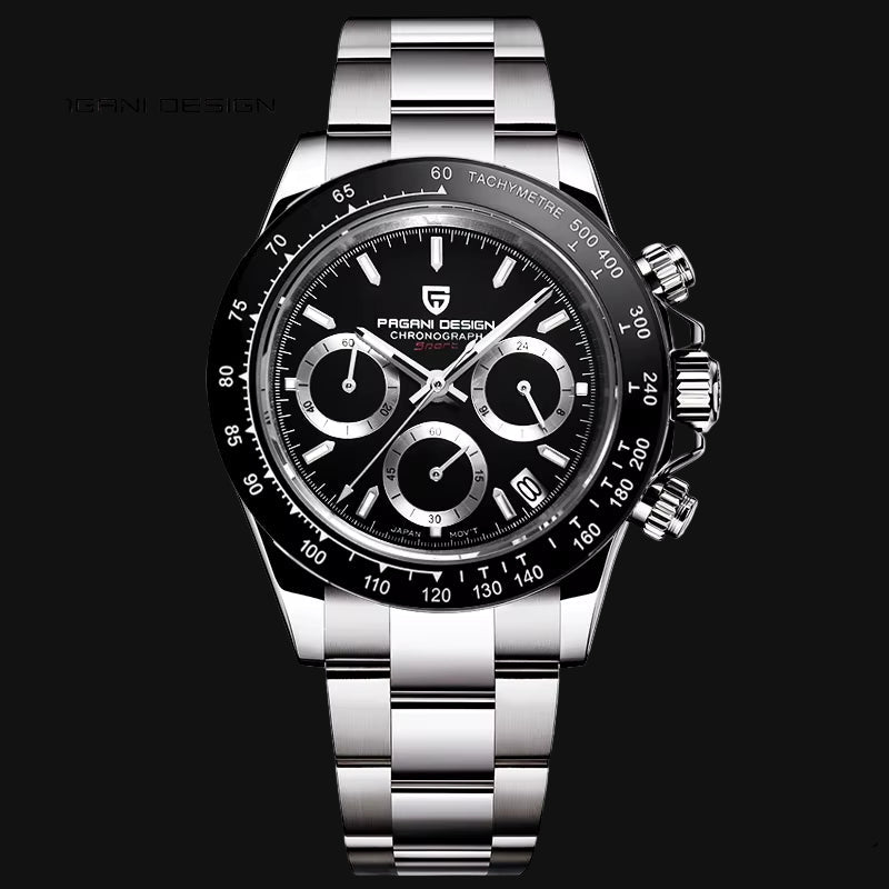 2025 NEW 1664 Meteorite Dial Men'S Watches Luxury Sapphire Quartz Watch for Men Sport Chronograph Men Reloj Hombre